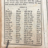 Comley's Spelling and Reading Book, 1853, with Hand-colored Engravings, Cut Paper Letters, and Good Words