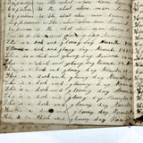 Nelia Downing's 1870s Penmanship Notebook, Full, Mason County, Kentucky
