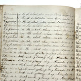 Nelia Downing's 1870s Penmanship Notebook, Full, Mason County, Kentucky