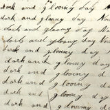 Nelia Downing's 1870s Penmanship Notebook, Full, Mason County, Kentucky