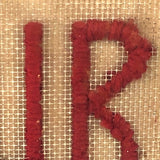 GOD BLESS OUR HOME, Wonderfully Crude Make Do Embroidery on Wire Mesh Screen, Original Frame