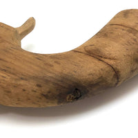 Wooden Folk Art Revolver with Rotating Cylinder
