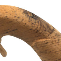 Wooden Folk Art Revolver with Rotating Cylinder