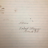 Robert Wagner's Far-ranging 1926 8th Grade Binder with Some Excellent Pages