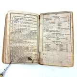 Comley's Spelling and Reading Book, 1853, with Hand-colored Engravings, Cut Paper Letters, and Good Words