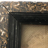 GOD BLESS OUR HOME, Wonderfully Crude Make Do Embroidery on Wire Mesh Screen, Original Frame