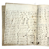 Nelia Downing's 1870s Penmanship Notebook, Full, Mason County, Kentucky