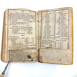 Comley's Spelling and Reading Book, 1853, with Hand-colored Engravings, Cut Paper Letters, and Good Words