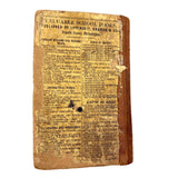 Comley's Spelling and Reading Book, 1853, with Hand-colored Engravings, Cut Paper Letters, and Good Words
