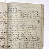 Nelia Downing's 1870s Penmanship Notebook, Full, Mason County, Kentucky
