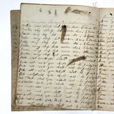 Nelia Downing's 1870s Penmanship Notebook, Full, Mason County, Kentucky
