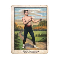 Jack (the Nonpareil) Dempsey Original 1910 T220 Mecca Cigarette Card