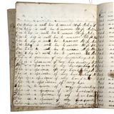 Nelia Downing's 1870s Penmanship Notebook, Full, Mason County, Kentucky