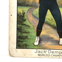 Jack (the Nonpareil) Dempsey Original 1910 T220 Mecca Cigarette Card