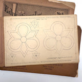 Set of Three Late 19th Century Educational and Industrial Drawing Notebooks