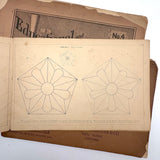 Set of Three Late 19th Century Educational and Industrial Drawing Notebooks