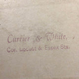 Woman in Fancy Hat, Antique Mounted Poirtraut, Currier & White, Haverhill MA