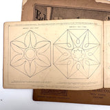 Set of Three Late 19th Century Educational and Industrial Drawing Notebooks