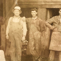 Antique Occupational Photograph of Saw Mill Workers in Presumed Sawyer Made Frame
