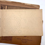 Set of Three Late 19th Century Educational and Industrial Drawing Notebooks