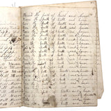 Nelia Downing's 1870s Penmanship Notebook, Full, Mason County, Kentucky