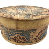 Hidden Delights: My Favorite Folk Art Wallpaper Band Box Ever, 1859 Newspaper