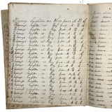 Nelia Downing's 1870s Penmanship Notebook, Full, Mason County, Kentucky