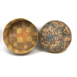 Hidden Delights: My Favorite Folk Art Wallpaper Band Box Ever, 1859 Newspaper