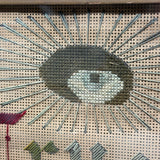 Amazing Late 19th Century Large Masonic Perforated Paper Embroidery, With Provenance