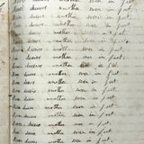 Nelia Downing's 1870s Penmanship Notebook, Full, Mason County, Kentucky