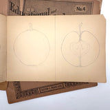 Set of Three Late 19th Century Educational and Industrial Drawing Notebooks