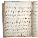 Nelia Downing's 1870s Penmanship Notebook, Full, Mason County, Kentucky