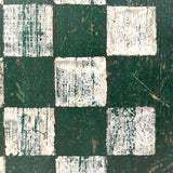19th Century Original Surface Painted Folk Art Folding Game Board, Checks/Chess and Backgammon Inside