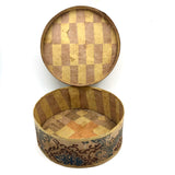 Hidden Delights: My Favorite Folk Art Wallpaper Band Box Ever, 1859 Newspaper