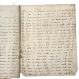 Nelia Downing's 1870s Penmanship Notebook, Full, Mason County, Kentucky