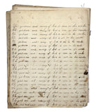 Nelia Downing's 1870s Penmanship Notebook, Full, Mason County, Kentucky