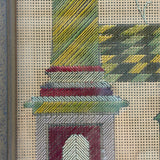 Amazing Late 19th Century Large Masonic Perforated Paper Embroidery, With Provenance