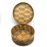 Hidden Delights: My Favorite Folk Art Wallpaper Band Box Ever, 1859 Newspaper