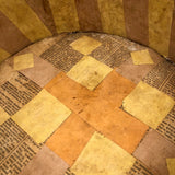 Hidden Delights: My Favorite Folk Art Wallpaper Band Box Ever, 1859 Newspaper