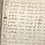 Nelia Downing's 1870s Penmanship Notebook, Full, Mason County, Kentucky