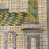 Amazing Late 19th Century Large Masonic Perforated Paper Embroidery, With Provenance