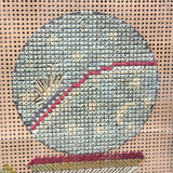 Amazing Late 19th Century Large Masonic Perforated Paper Embroidery, With Provenance