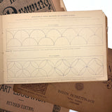 Set of Three Late 19th Century Educational and Industrial Drawing Notebooks