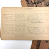 Set of Three Late 19th Century Educational and Industrial Drawing Notebooks