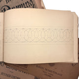 Set of Three Late 19th Century Educational and Industrial Drawing Notebooks