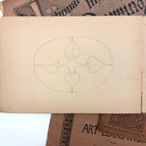 Set of Three Late 19th Century Educational and Industrial Drawing Notebooks