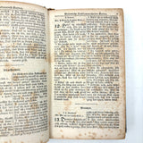 Glorious 1850 Pennsylvania German Fraktur Watercolor Bookplate with Pointing Hand, Berks County
