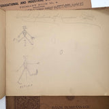 Set of Three Late 19th Century Educational and Industrial Drawing Notebooks