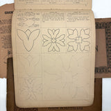 Set of Three Late 19th Century Educational and Industrial Drawing Notebooks