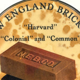 Very Scarce c. 1910s-20s New England Brick Company Advertising Mirror (3 1/2")